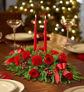 All Red Centerpiece  All Red Centerpiece