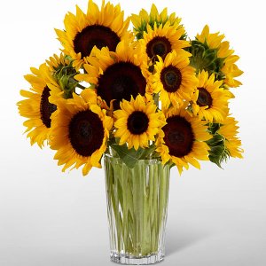 Golden Sunflowers Bouquet