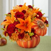 Fall Color Pumpkin Bouquet Fall Color Pumpkin Bouquet