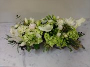 White and Green Centerpiece White and Green Centerpiece
