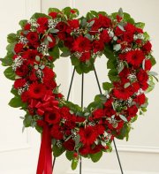 Red Sympathy Standing Open Heart Red Sympathy Standing Open Heart