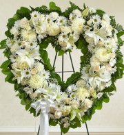 White Sympathy Standing Open Heart White Sympathy Standing Open Heart
