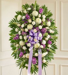 Lavender And White Standing Spray