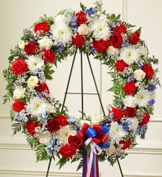 Patriotic Standing Wreath Patriotic Standing Wreath