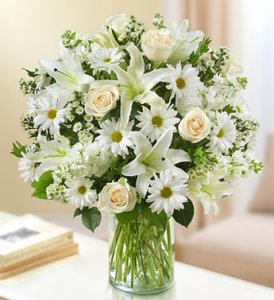 White Sincerest Sorrow Arrangement