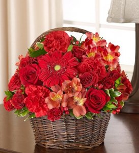 Red Sympathy Basket Red Sympathy Basket