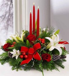 Christmas Holiday Centerpiece  Christmas Holiday Centerpiece