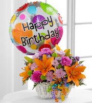 Happy Blooms Basket Happy Blooms Basket