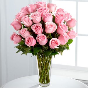 A Pink Roses Bouquet - 2 Dozen