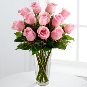 Be Pink Roses Bouquet - 1 Dozen