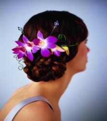 Elegant Orchid Headpiece