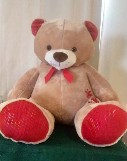 Large Brown Teddy Bear - Click Image to Close