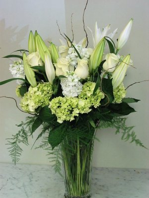 Prestigious White Arrangement