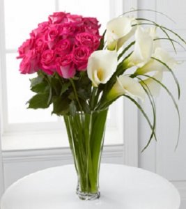 Irresistible Luxury Rose And Calla LIly Bouquet Irresistible Luxury Rose And Calla LIly Bouquet