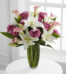 Flowing Luxury Rose And Lily Bouquet