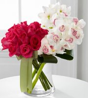 Connection Luxury Rose and Cymbidium Bouquet Connection Luxury Rose and Cymbidium Bouquet