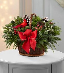 Joyful Birdnest Holiday Basket