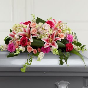 Splendid Grace Casket Spray