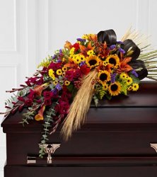 Glorious Garden Casket Spray