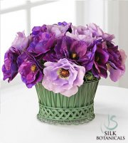 Poppy Anemone Basket Poppy Anemone Basket