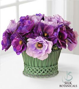 Poppy Anemone Basket