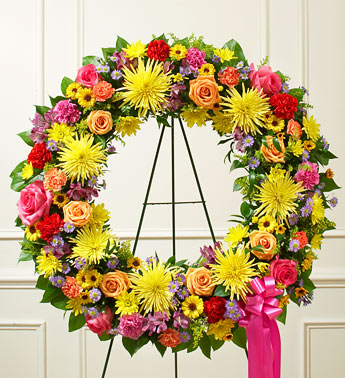 Bright Sympathy Wreath