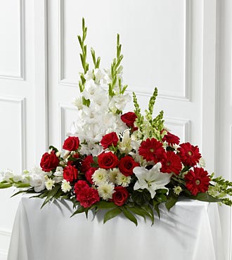 Crimson And White Arrangement