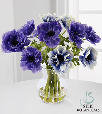 Purple & Blue Anemones