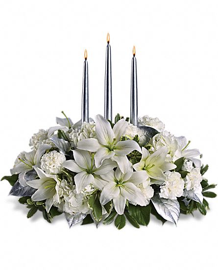 Silver Elegance Centerpiece - Click Image to Close
