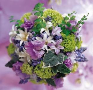 The Lavender Garden Bouquet - Click Image to Close